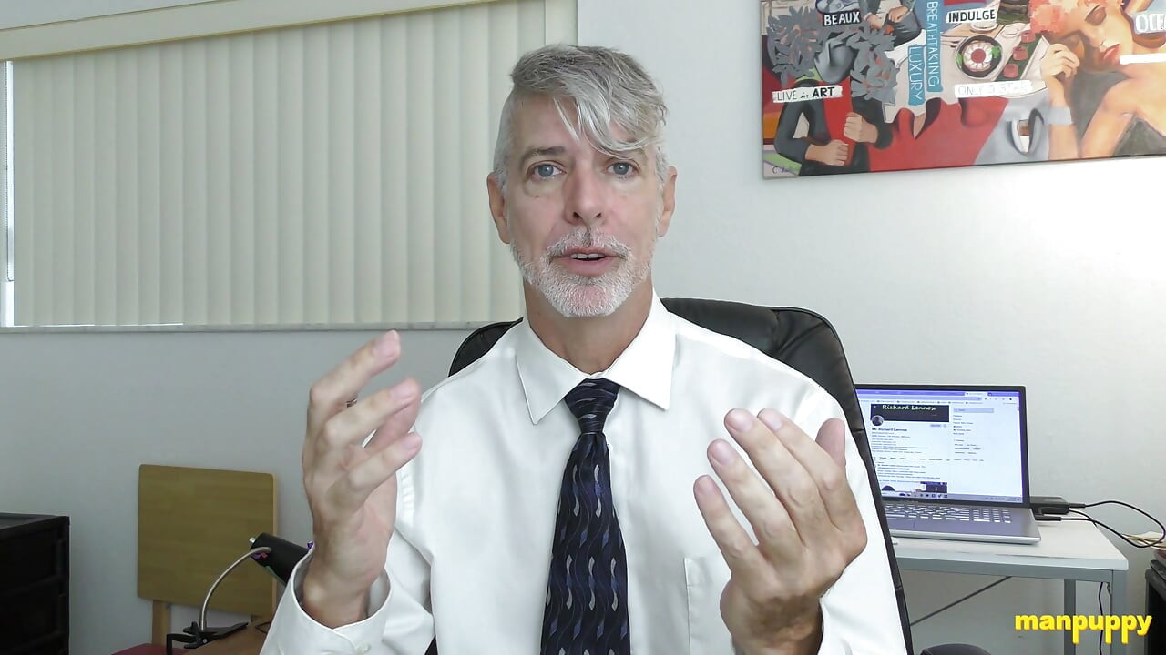 ManPuppy Horny Daddy Richard Lennox Gulped Down My Teachers Cum