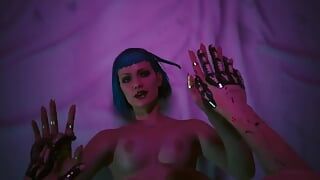 Cyberpunk 2077 escenas de sexo (Panam, Judy, Alt, Evelyn, Hanako Arasaka y Blue Moon)
