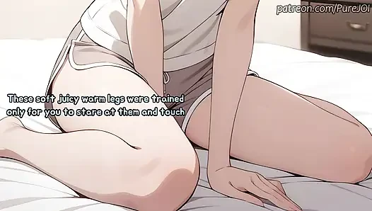 Akane Kurokawa makes you orgasm hard with her feet (Censored JOI)