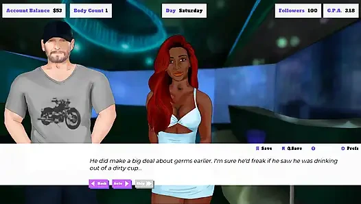 Увлечение студентов: студентка дези соблазняет мужика в клубе, эпизод 21