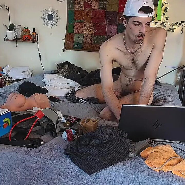 Hung Jock Solo Fucking Sex Doll