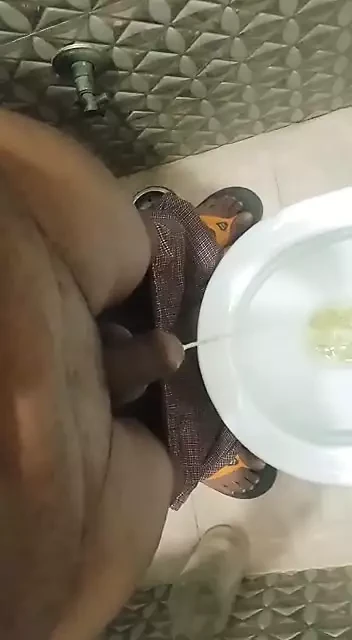 My sexy husband pissing romantically