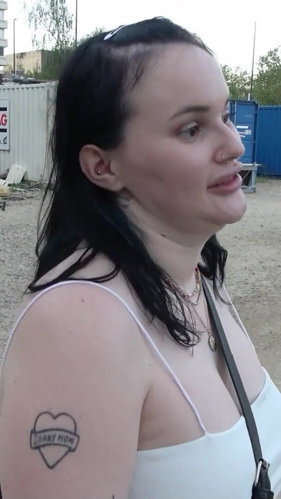 Jaw-dropping moment from "GERMAN SCOUT - Curvy Big Butt and Tits Austrian Girl Mona Peaches Pickup and Fuck"