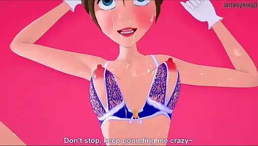 Jane porter ayak işi seksi iç çamaşırlarıyla sikişiyor - tarzan