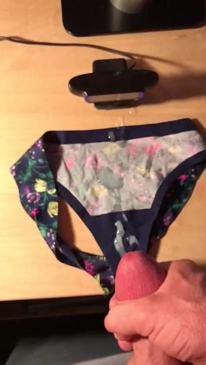 Spraying neighbors panties