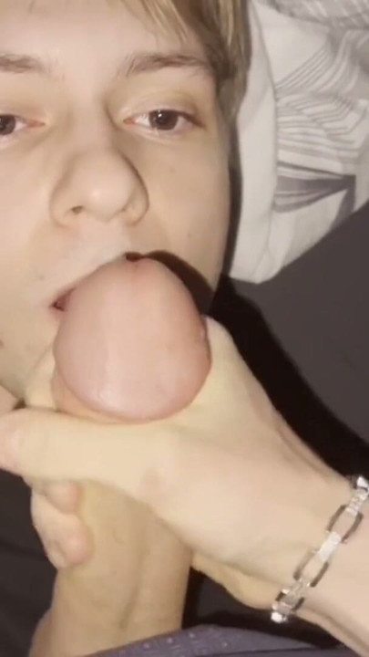 Invited home a sweet twink and fucked in the mouth cum on the face | Clip 1