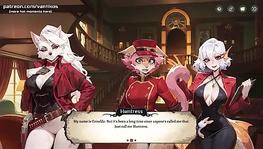 Big Boobs Furry Girl Shows Off Her Big Ass In Tight Shorts - Hotel Tales (Steam Game) - 3D Animated Hentai Game