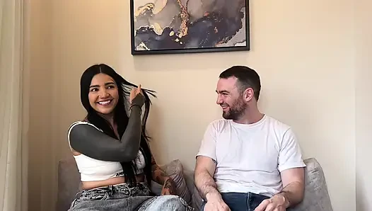 Behind the Scenes with Tatted Big Booty Latina, La Rola