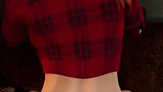 Adik tiri dientot habis-habisan sama kontol besar di sofa