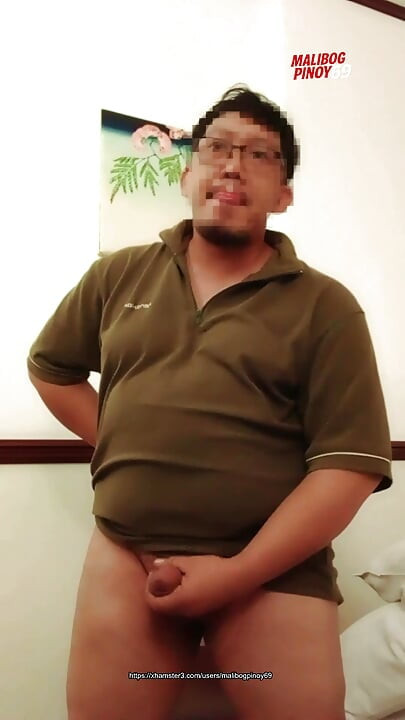 Asian Daddy Stroking His Fat, Veiny Shaft