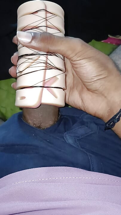 Gujarati boy sillicon pipe use for masturbation hard fucking dick with fully wet