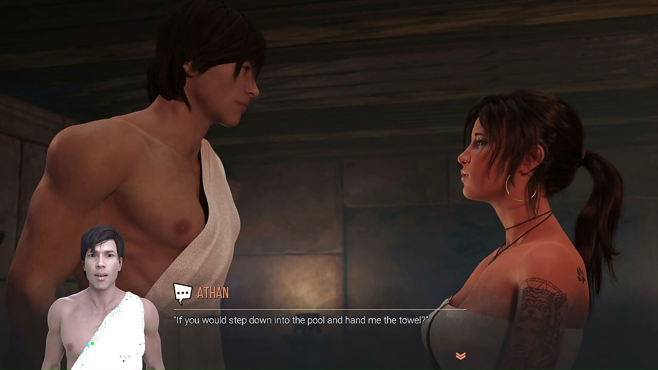 Sexy Queen Lara Cheating with a Servant and Getting Fucked, Visual Novel