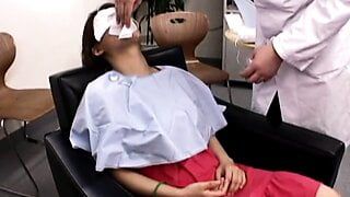 Asian lady gets fooled in beauty saloon 2