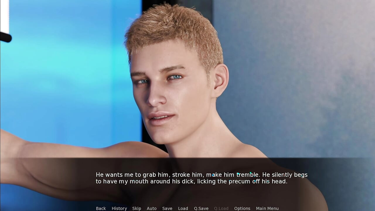 Connor drka na svog prijatelja Matta i svršava po vlastitim prsima u spavaćoj sobi dok je s cimericom