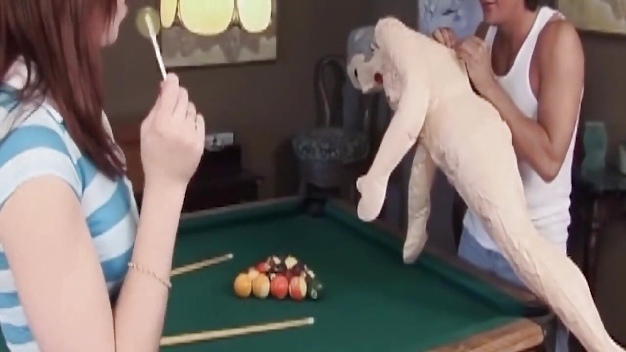 Mature MILF Takes Deep Cock on Pool Table
