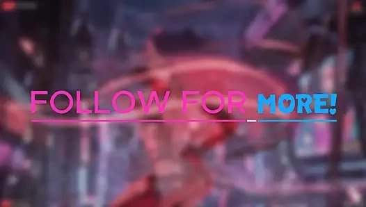 Sensual Cyberpunk Girl in Punk Style – Multiple Hot Scenes