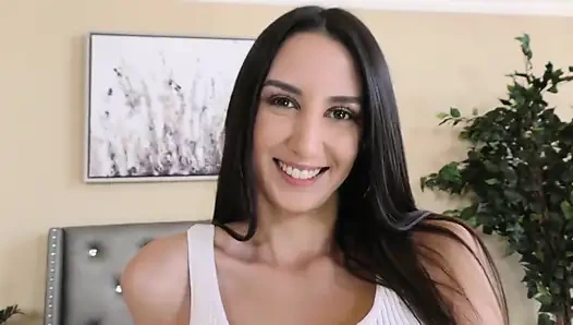 Brunette Natalia Nix Spreads Her Legs for Her Stepdaddy