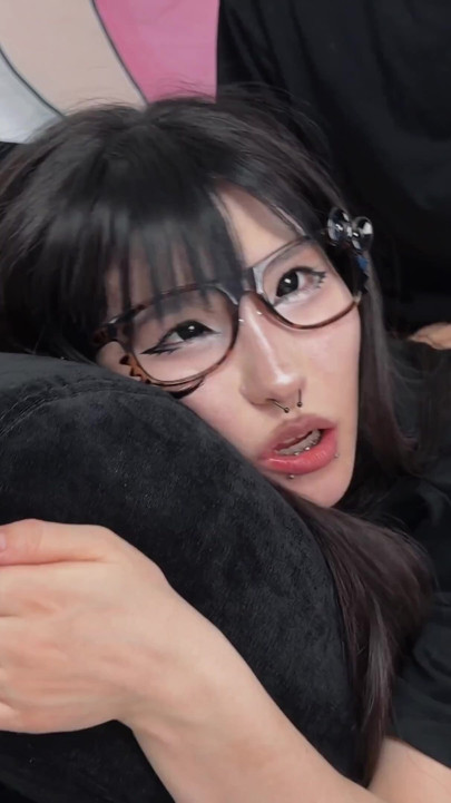 Goth Asian Teen Like Femdom and Rough Facial | Clip 3