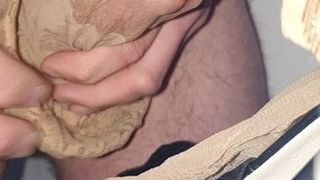 Another  cum explodes in nylon