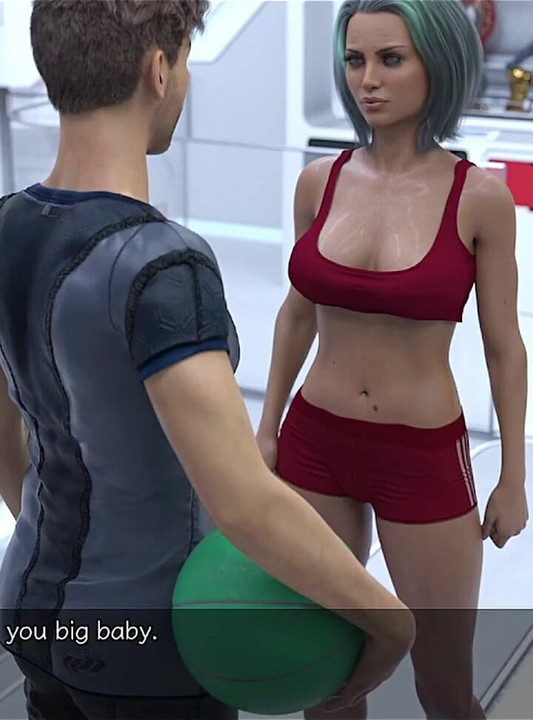 Stranded in Space - Basketball Match Against Femdom Mistress