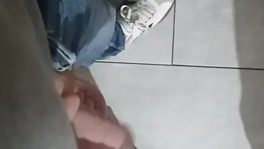 Cock and Balls beat with spatula  hard