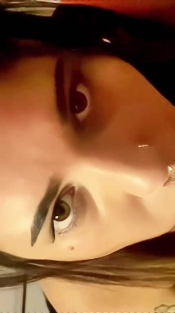 Captivating moment from "he came in my mouth after an incredible blowjob"