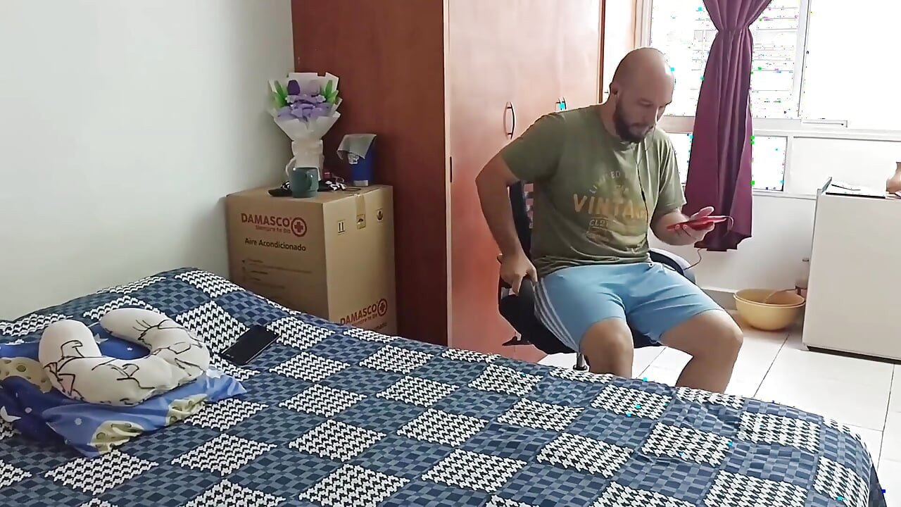 My MILF Stepsister Teaches Me How to Masturbate. Spanish Porn.