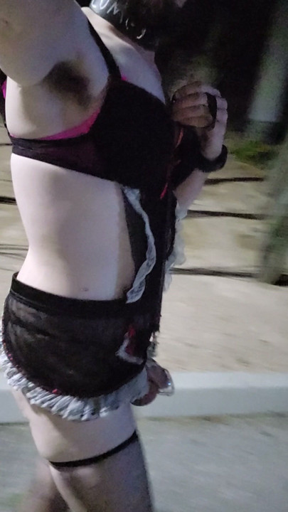 Sissy parking lot exposure