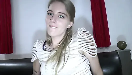 A Surprise for Karina, Karina Gets 3 Horny Dicks to Handle!