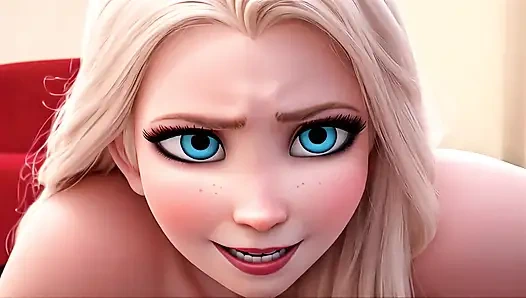 Elsa bittet dich, für sie auf sie in jedes loch zu kommen, das sie hat, WICHsanleitung