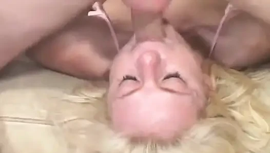 French Blonde Slut Face Fucked in Hardhore Session