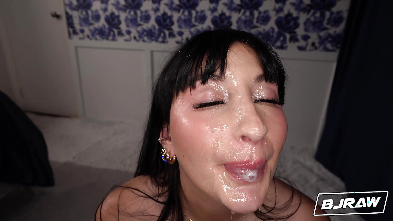 Bjraw - tetona Aleksa Mink recibe un facial descuidado