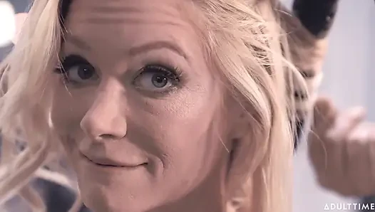 Girlsway - sakin siren Ember Snow'un enerjisini fışkırtıyor ve ilk lezbiyen karşılaşmalarını paylaşıyorlar