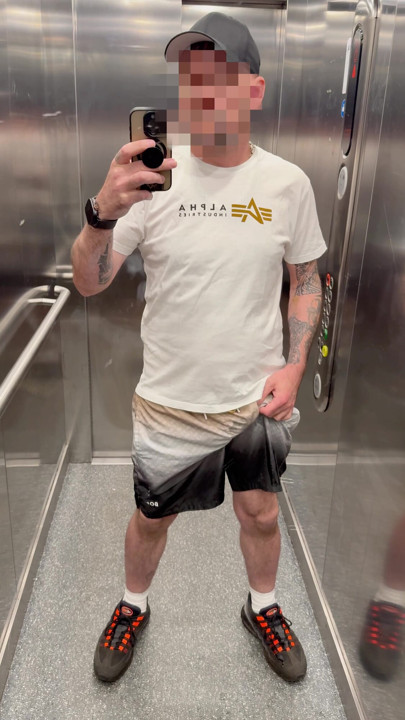 Pissing in the elevator