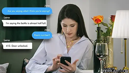 Sexy office worker seduces her colleague to fuck after work FERR-ART