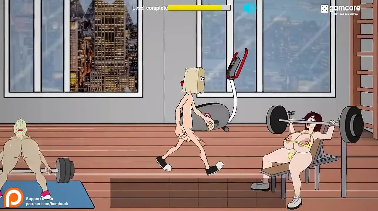 Секс-спортзал Fuckerman v 0.3, геймплей от LoveskySan69