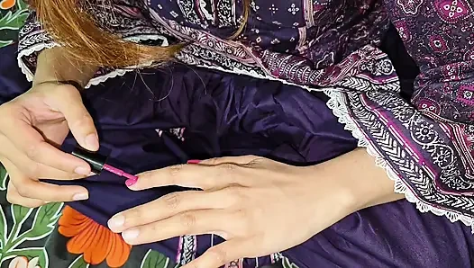 Desi India saudara tiri-jelas audio hindi mengerang