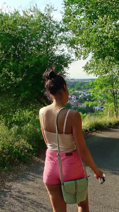 Skinny German Latina Teen Christy Ley Talk to Outdoor Fuck by Stranger