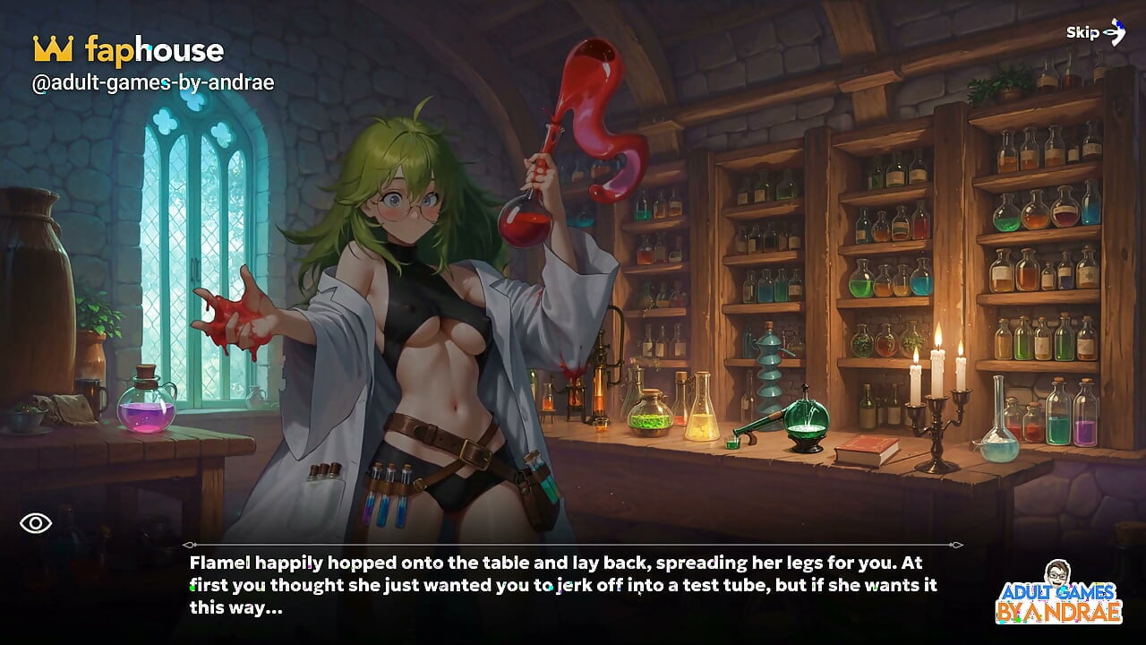 Isekai: Waifu Overlord Gameplay Partea 10 - Doctor Flamel Sperma la cerere: H-scena