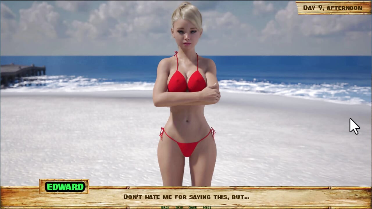 Lewd island 9 - ben boşalana kadar sikimi sürtüyor - gırtlağına kadar sokma harika