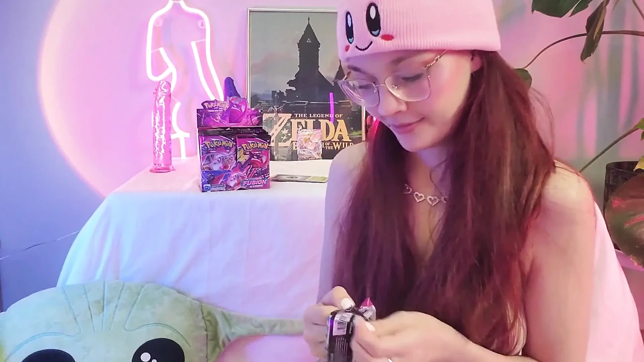 Boobs and Game Card Pulls Topless