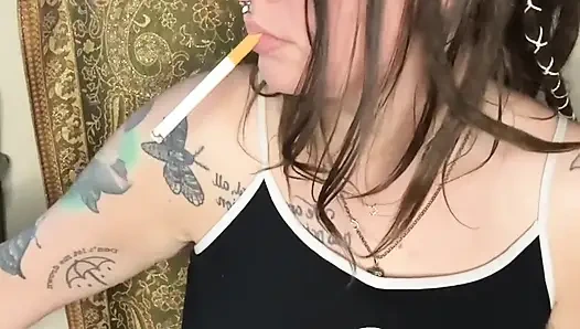 Armpit Worship and Smoking Tease with Chery Trees