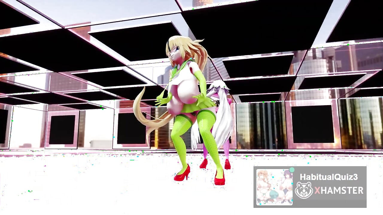 mmd r18 FGO MMD Two Jeannes portray a paranoid girl with a cell phone 3d hentai ahegao milf