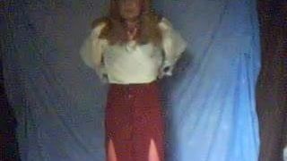 Red Skirt Strip