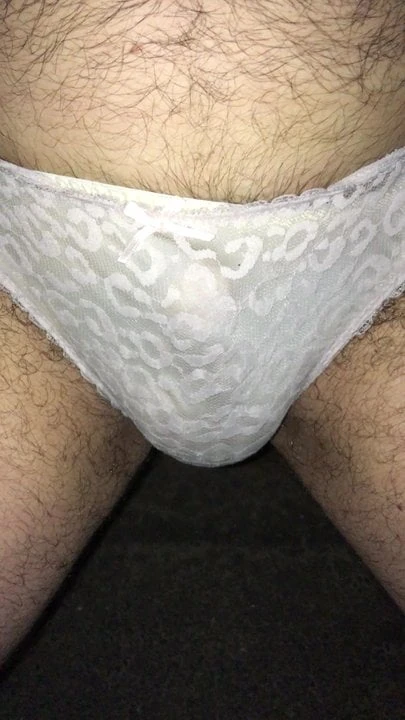Pissing in my silk panties & Iltwlp's lace panties Pt.2