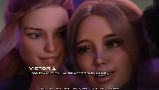 Famous foursome kissing scene from summers gone