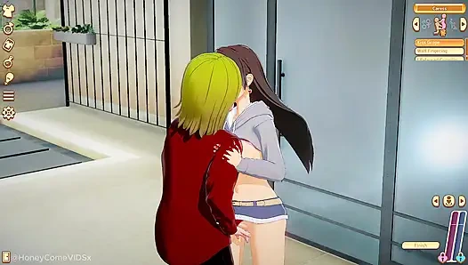 Honeycome - momo hikayesi bölüm 1 - özel karakter - ilk buluşma ve oral - sansürsüz