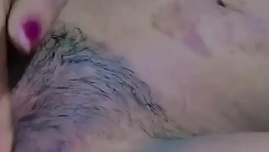 My Girl pressing her boobs and finger her horny pussy for cuck want to pregnent