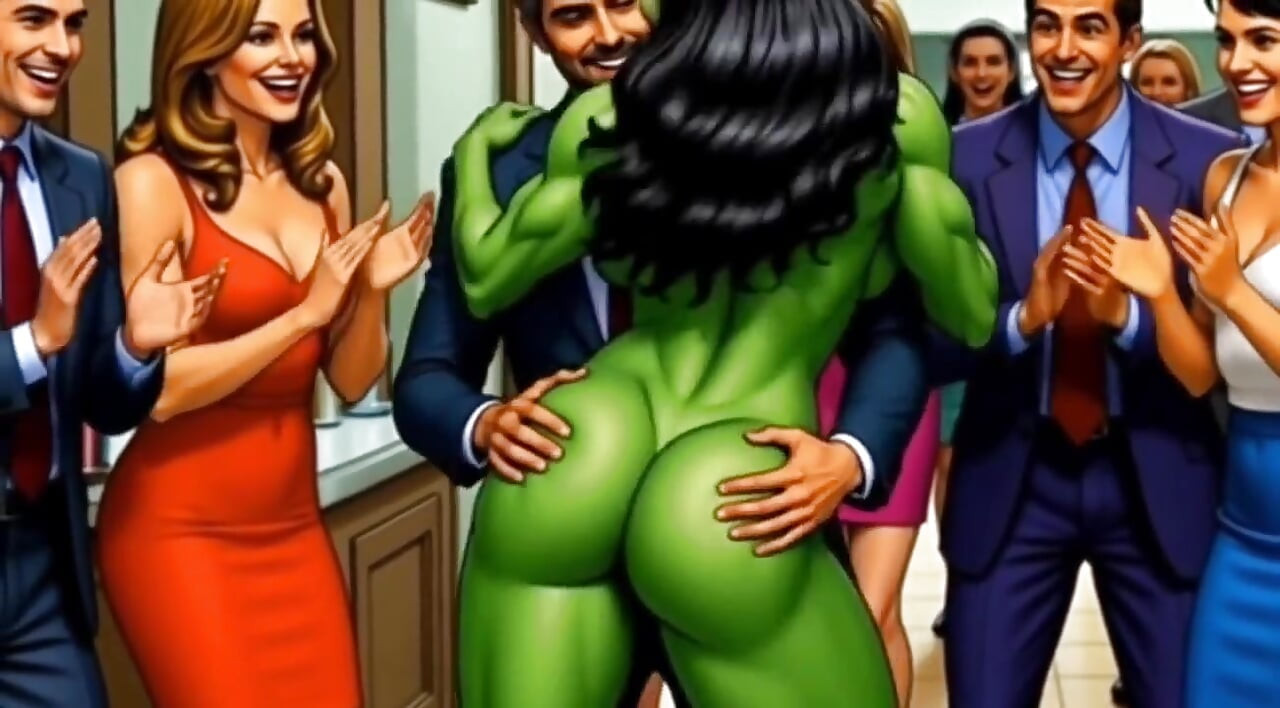 She-hulk Slut Not a Day Without Fucking. Big Compilation Cartoon