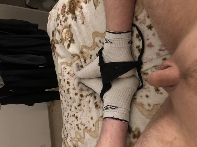 Sexy boy in his thongs